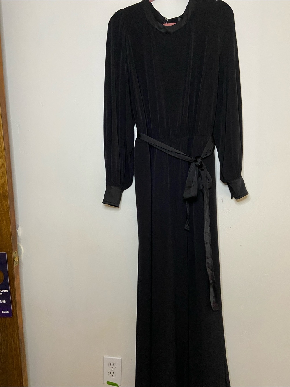 Lane Bryant Black Long Sleeve Dressy JumpSuit